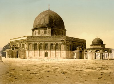 Veduta del Monte del Tempio con la Cupola della Roccia e la Moschea di El Aqsa, Gerusalemme da Swiss Photographer